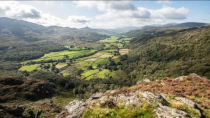 a view of the Duddon valley in Cumbria